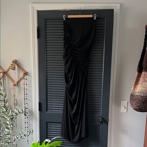 Anthropologie Classic strapless Black Dress